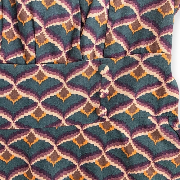 🌟 Joe Browns Geometric Fit & Flare Dress – UK 10 / US 6 🌟 - Picture 3 of 12